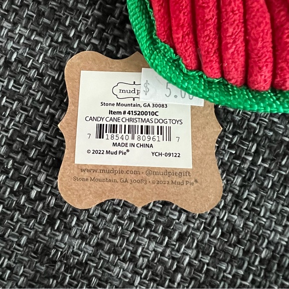 NWT Mud Pie Christmas Dog Toys Bundle of 3 - Picture 7 of 16